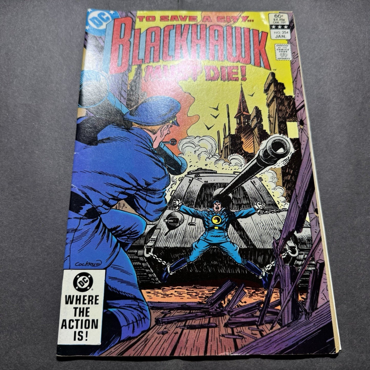 Blackhawk 254 - Bronze Age Dc Comics 1983