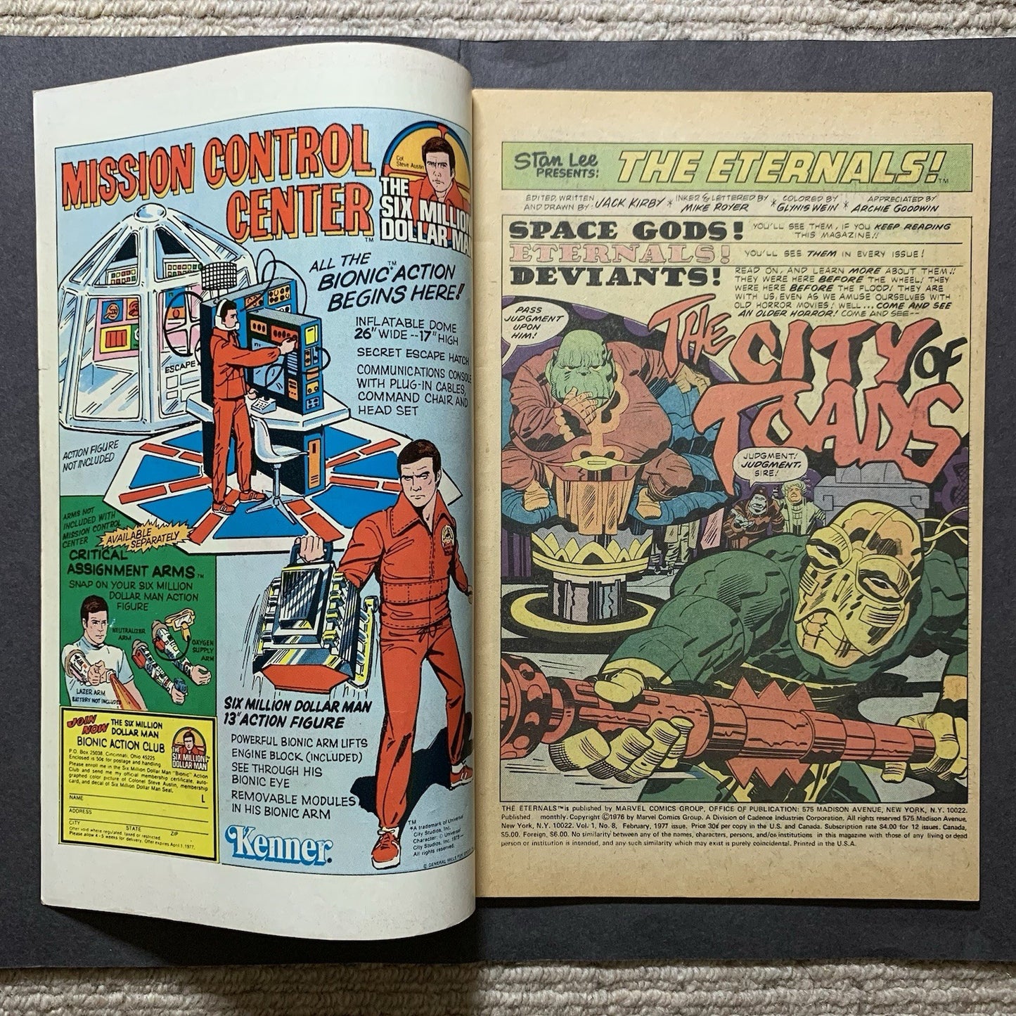 Eternals 8/ Bronze Age Marvel Comics 1977