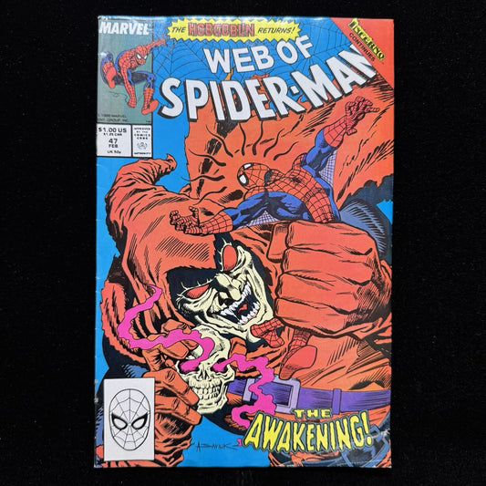 Web Of Spider-Man 47 - Copper Age Marvel Comics 1989
