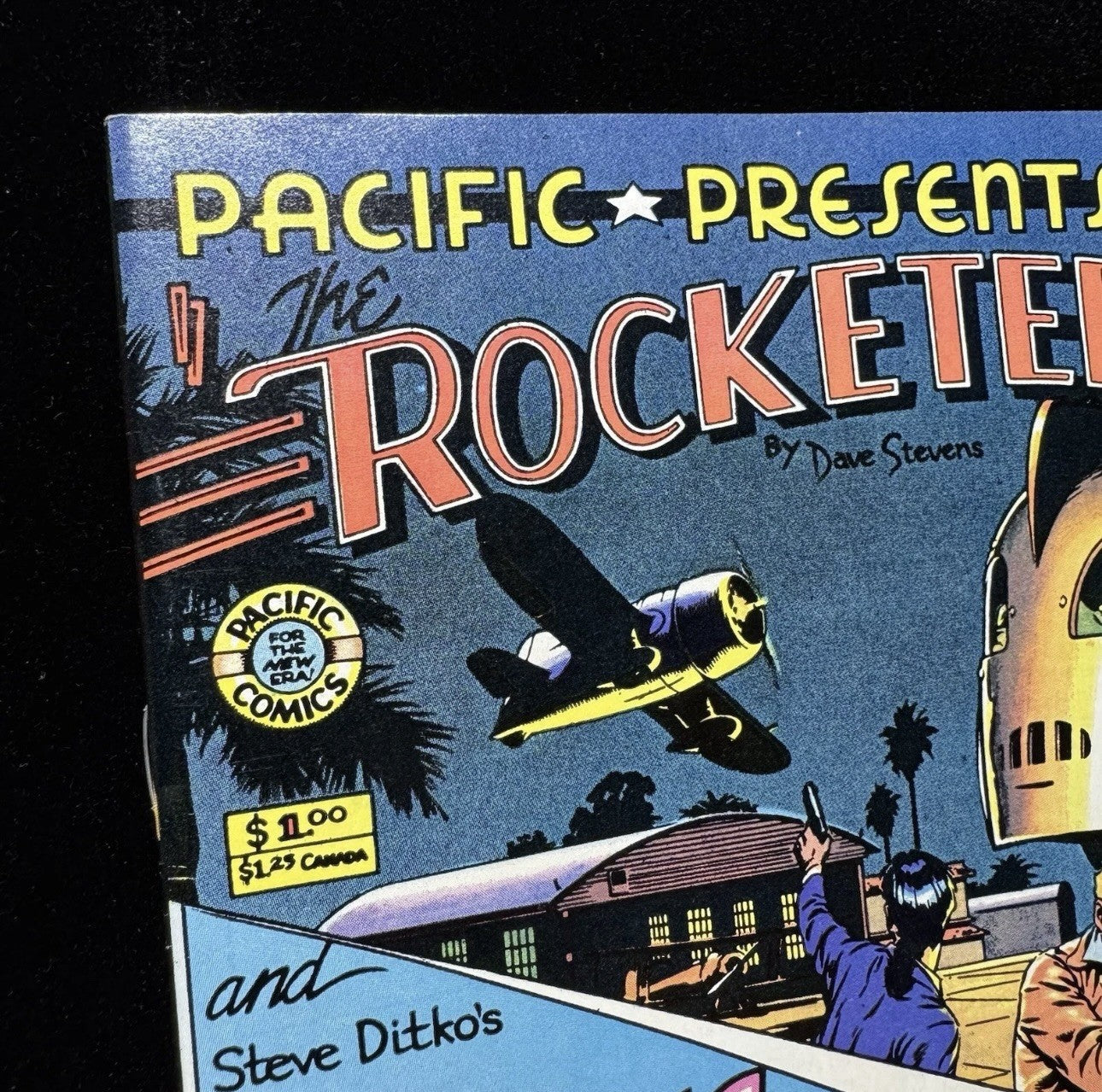 Pacific Presents 1 - First Headlining Rocketeer - Bronze Age Pacific Comics 1982