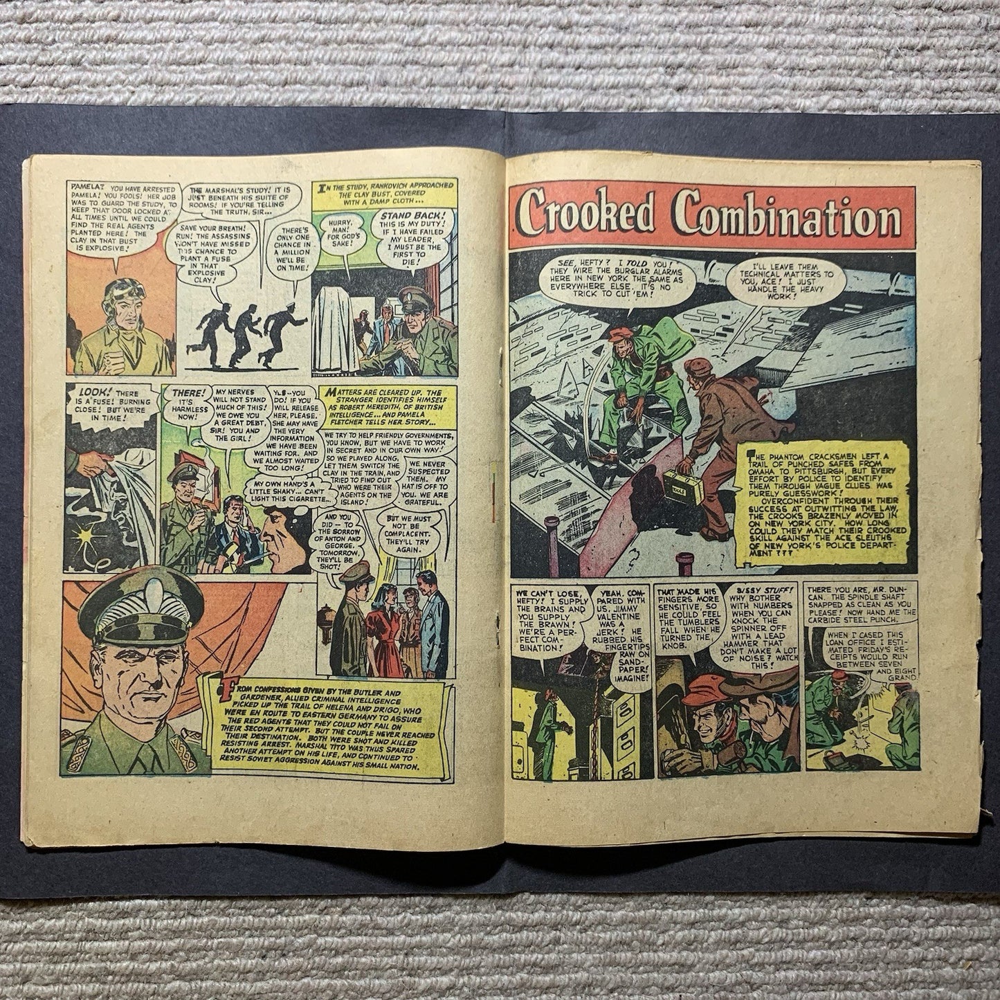 Fugitives from justice 1/ golden age St. John comics 1952