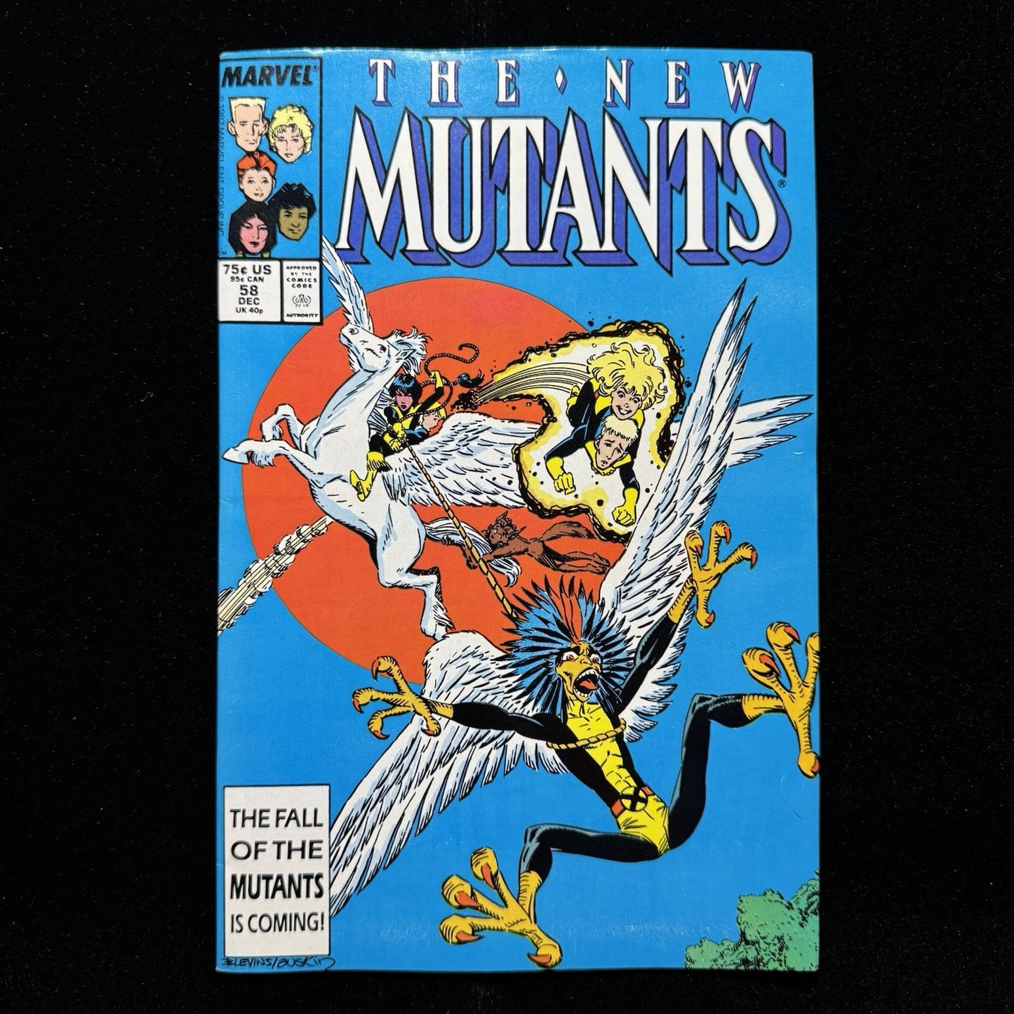 New Mutants 58 - Copper Age Marvel Comics 1987