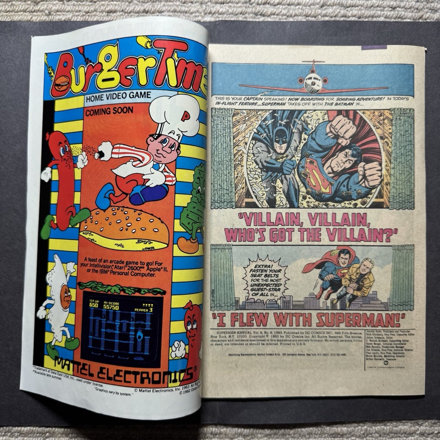 Superman Annual 9/ Bronze Age Dc Comics 1983