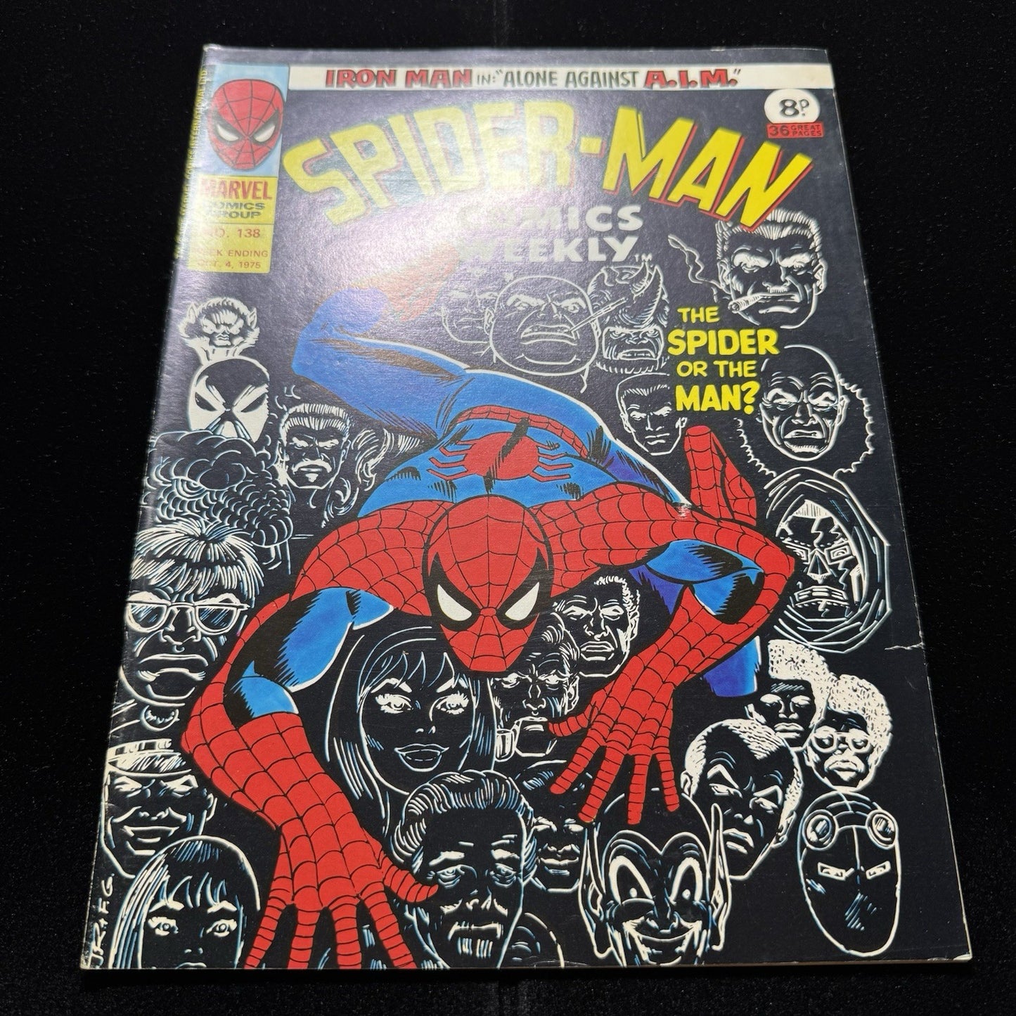 Spider-Man Comics Weekly 138 - Bronze Age Marvel Uk Comics 1975