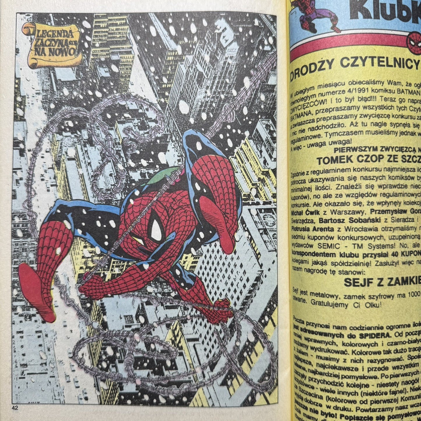 Amazing Spider-Man 300 Polish Edition/ Copper Age Marvel Comics 1991