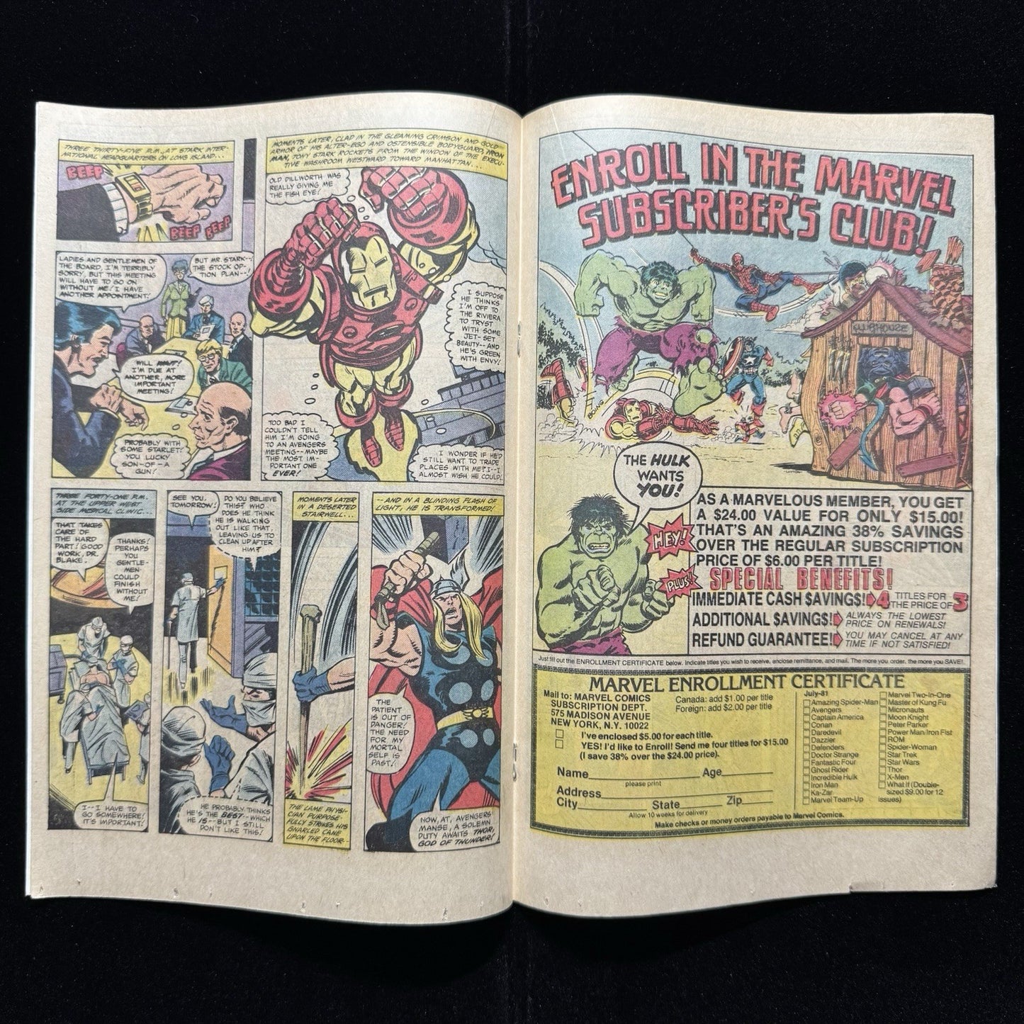 Avengers 213 - Controversial Issue - Bronze Age Marvel Comics 1981