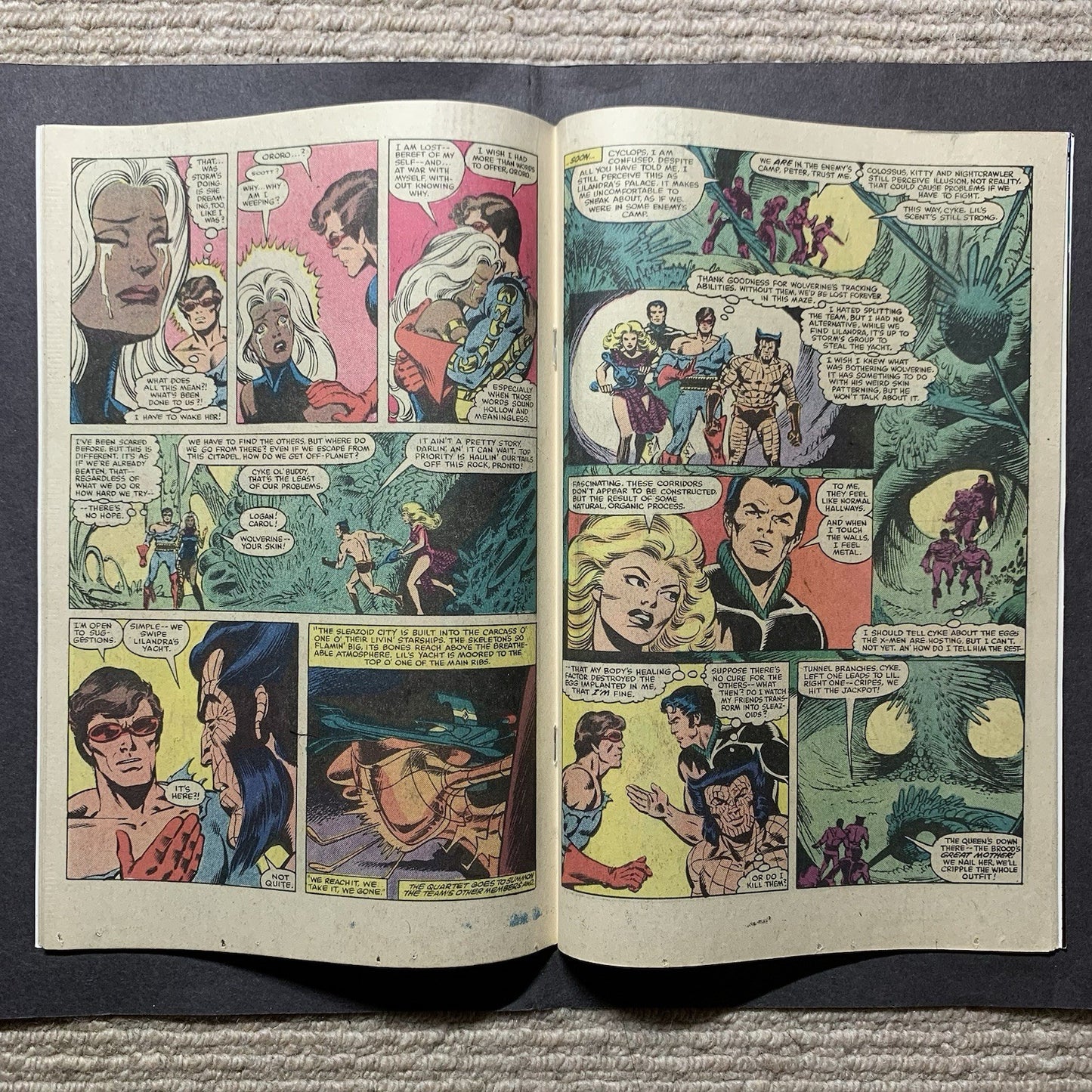 Uncanny x-men 163/ Bronze Age marvel comics 1982