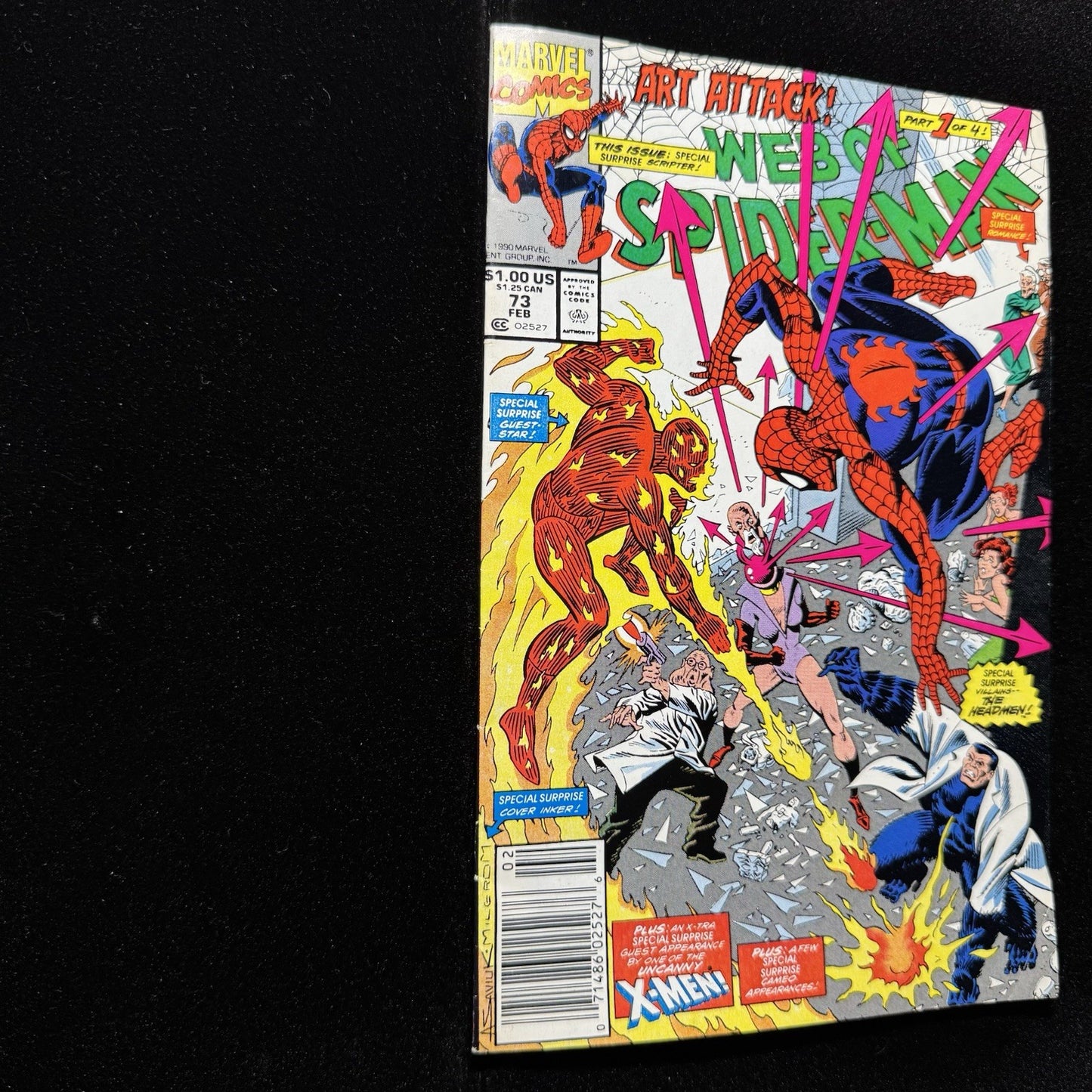 Web Of Spider-Man 73 - Newsstand - Copper Age Marvel Comics 1991