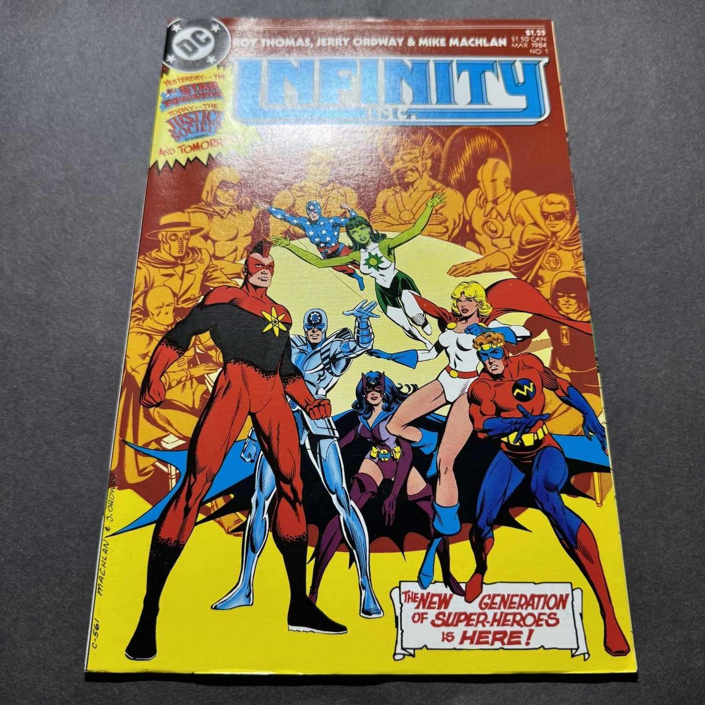 Infinity Inc 1 - Copper Age Dc Comics 1984