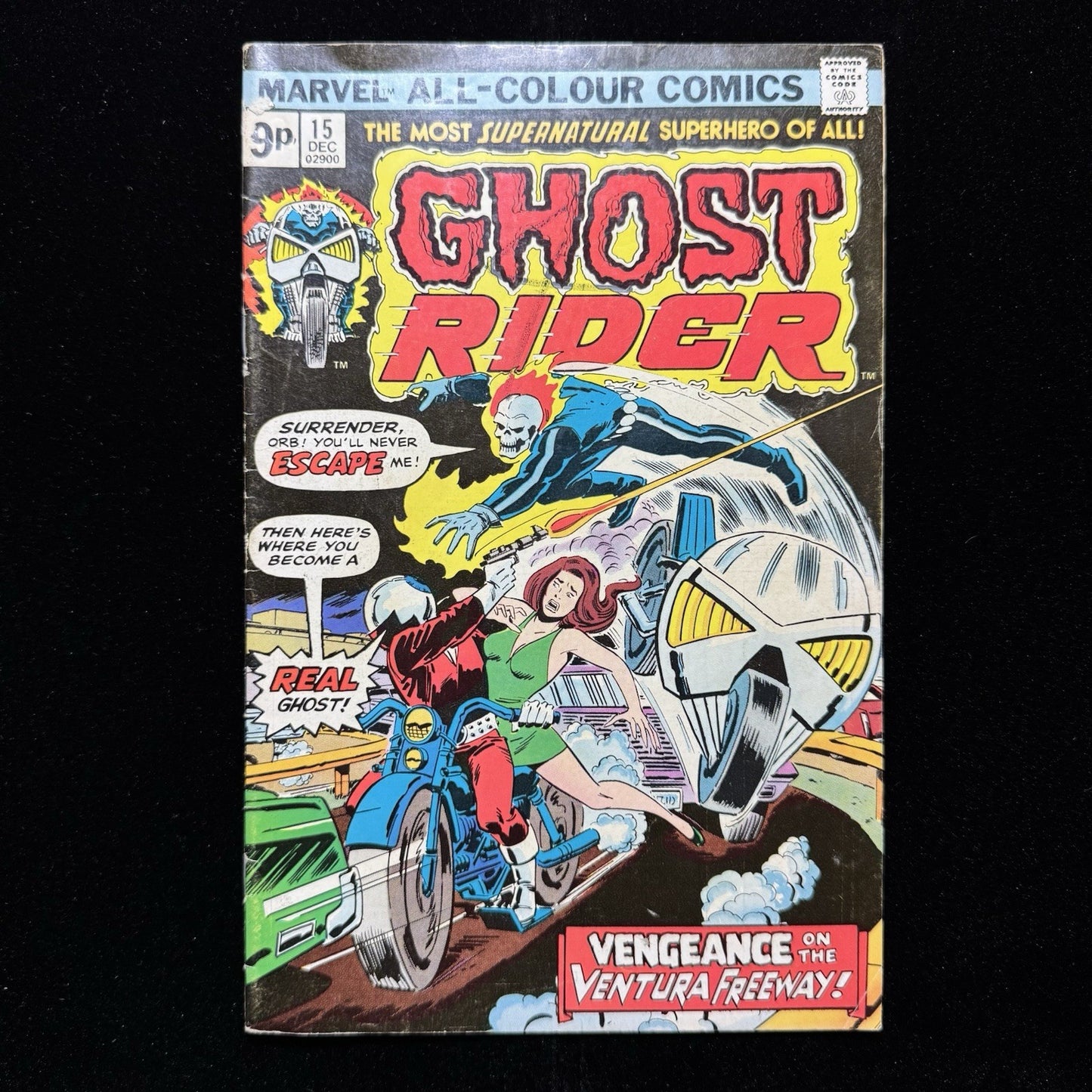 Ghost Rider 15 - Bronze Age Marvel Comics 1975