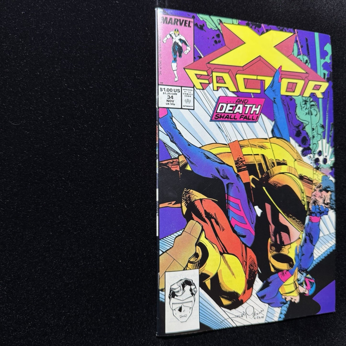 X-Factor 34 - 1st Appearance Of Nanny - Copper Age Marvel Comics 1988