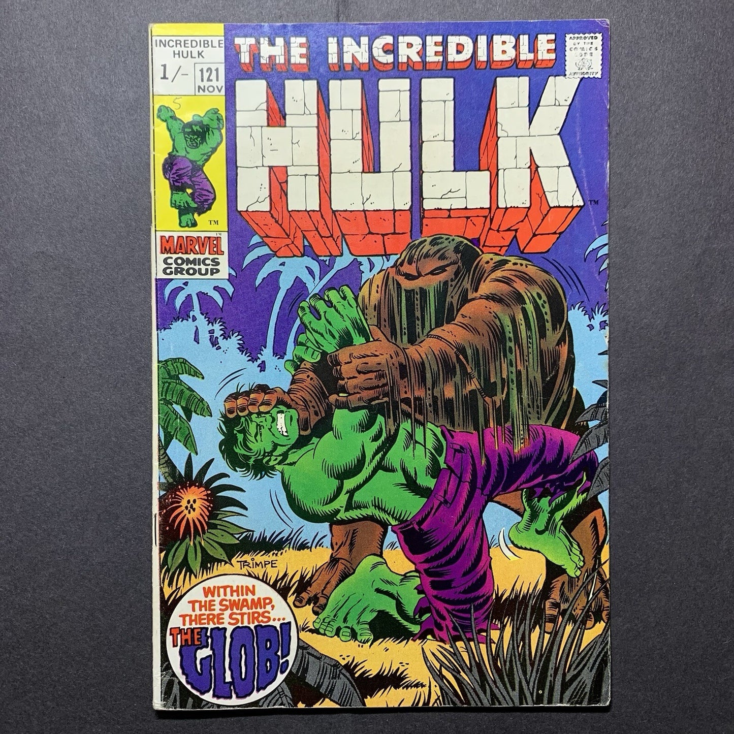 Incredible Hulk 121/ Silver Age Marvel Comics 1969