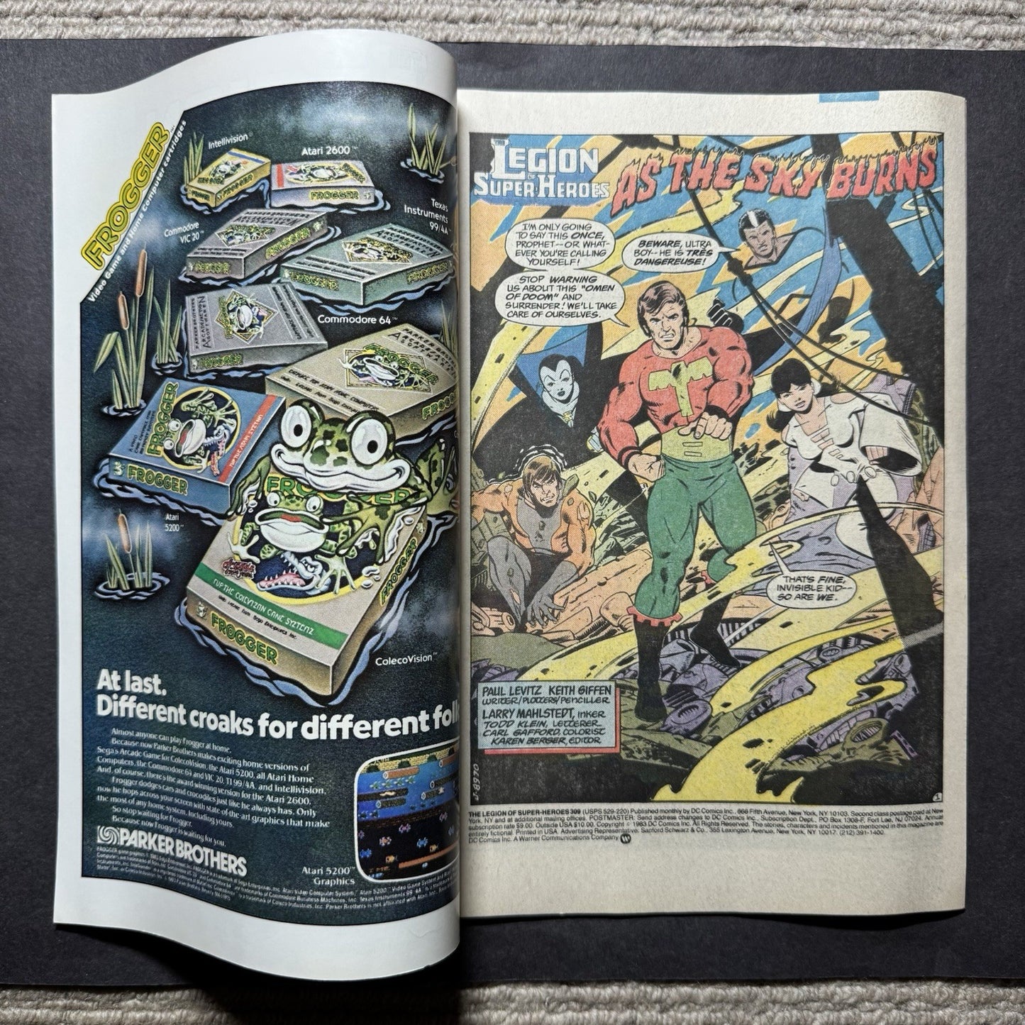 Legion Of Super-Heroes 309 - Copper Age Dc Comics 1984