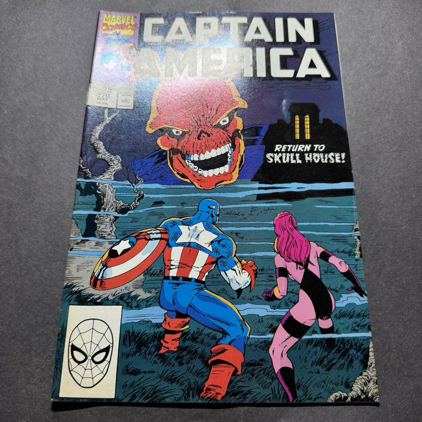 Captain America 370  - Copper Age Marvel Comics 1990