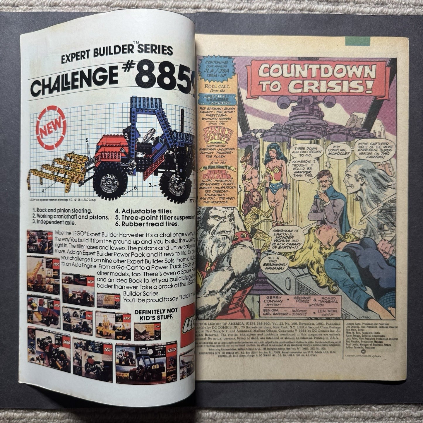 Justice League 196 - Bronze Age Dc Comics 1981