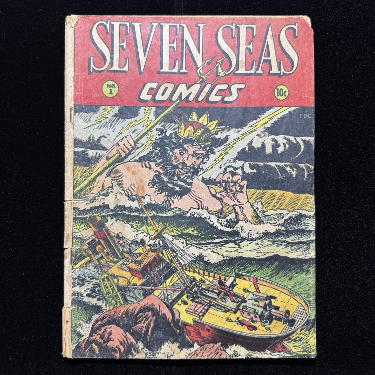 Seven Seas Comics 1 - 1st App Of South Sea Girl - Golden Age Leader Comics 1946