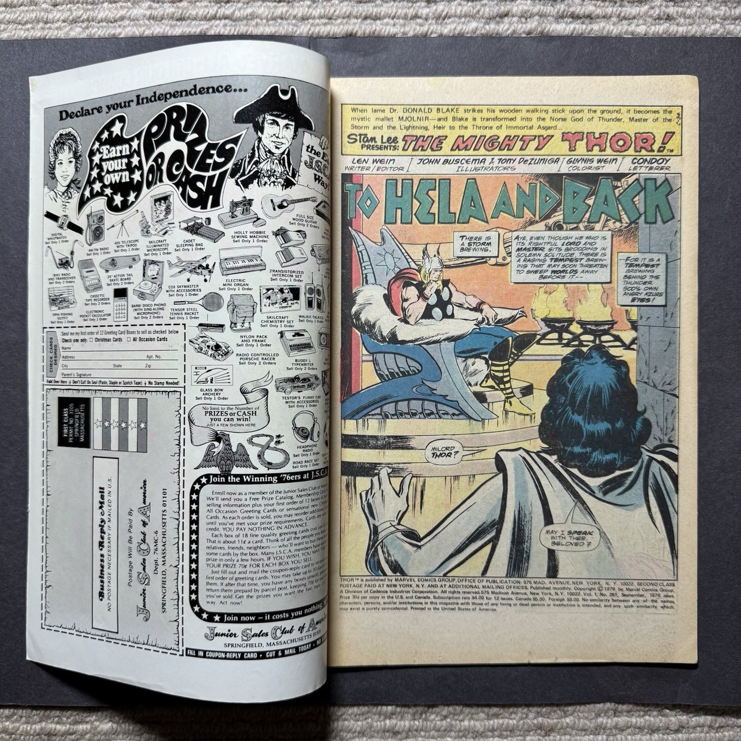 Thor 251 - Bronze Age Marvel Comics 1976