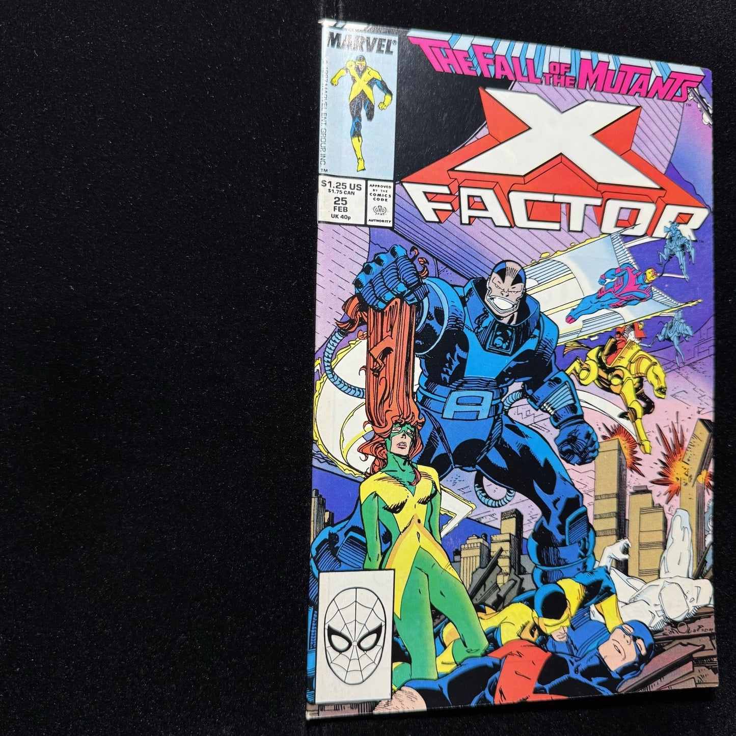 X-Factor 25 - 3rd Appearance Of Horseman Death - Copper Age Marvel Comics 1988
