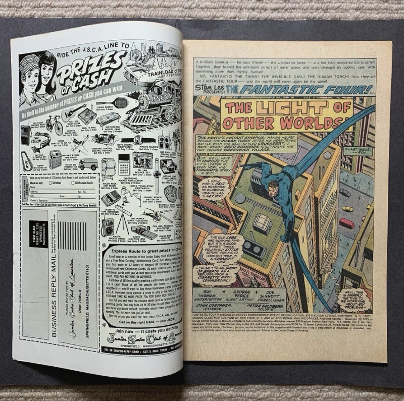 Fantastic four 165/ Bronze Age marvel comics 1975