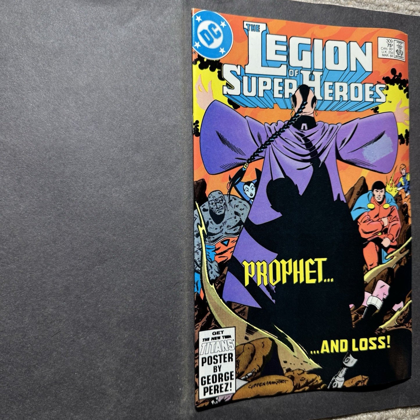 Legion Of Super-Heroes 309 - Copper Age Dc Comics 1984
