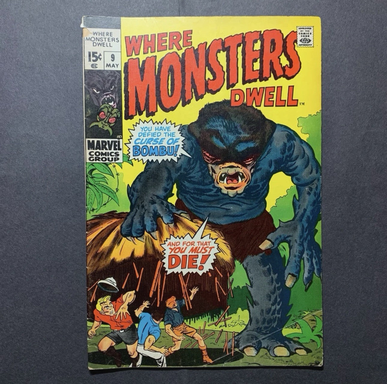 Where Monsters Dwell 9 - Bronze Age Marvel Comics 1971