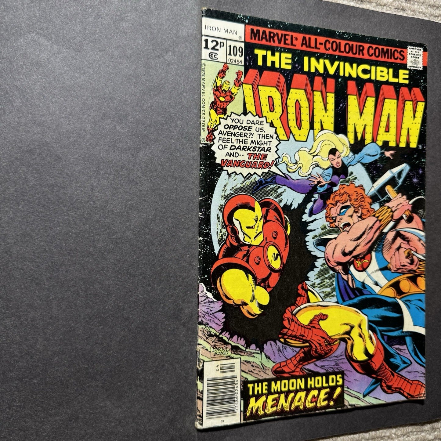 Iron Man 109 - 1st App Vanguard - 1st App 5th Crimson Dynamo - Bronze Age 1978