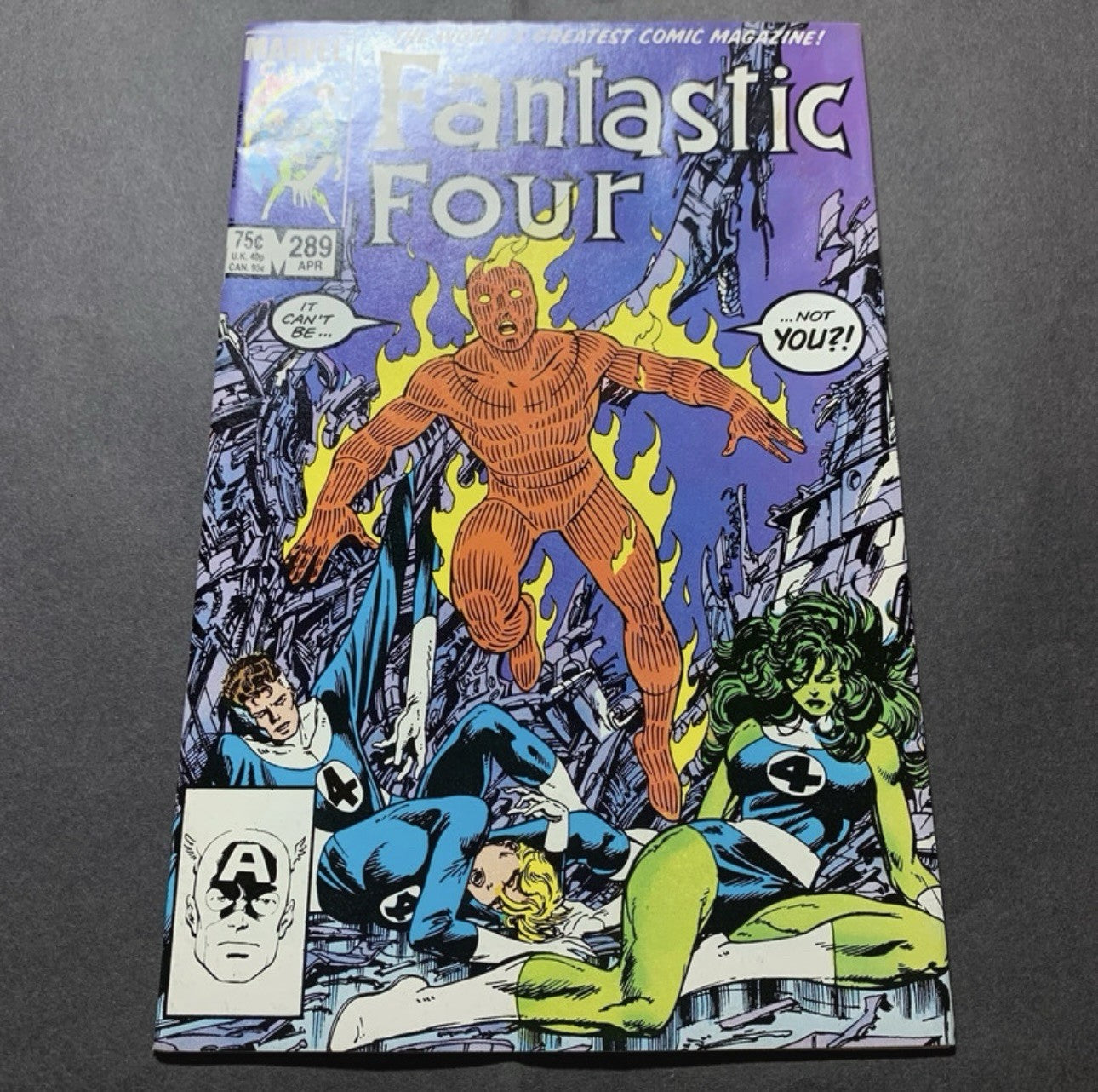 Fantastic Four 289/ copper age marvel comics 1986