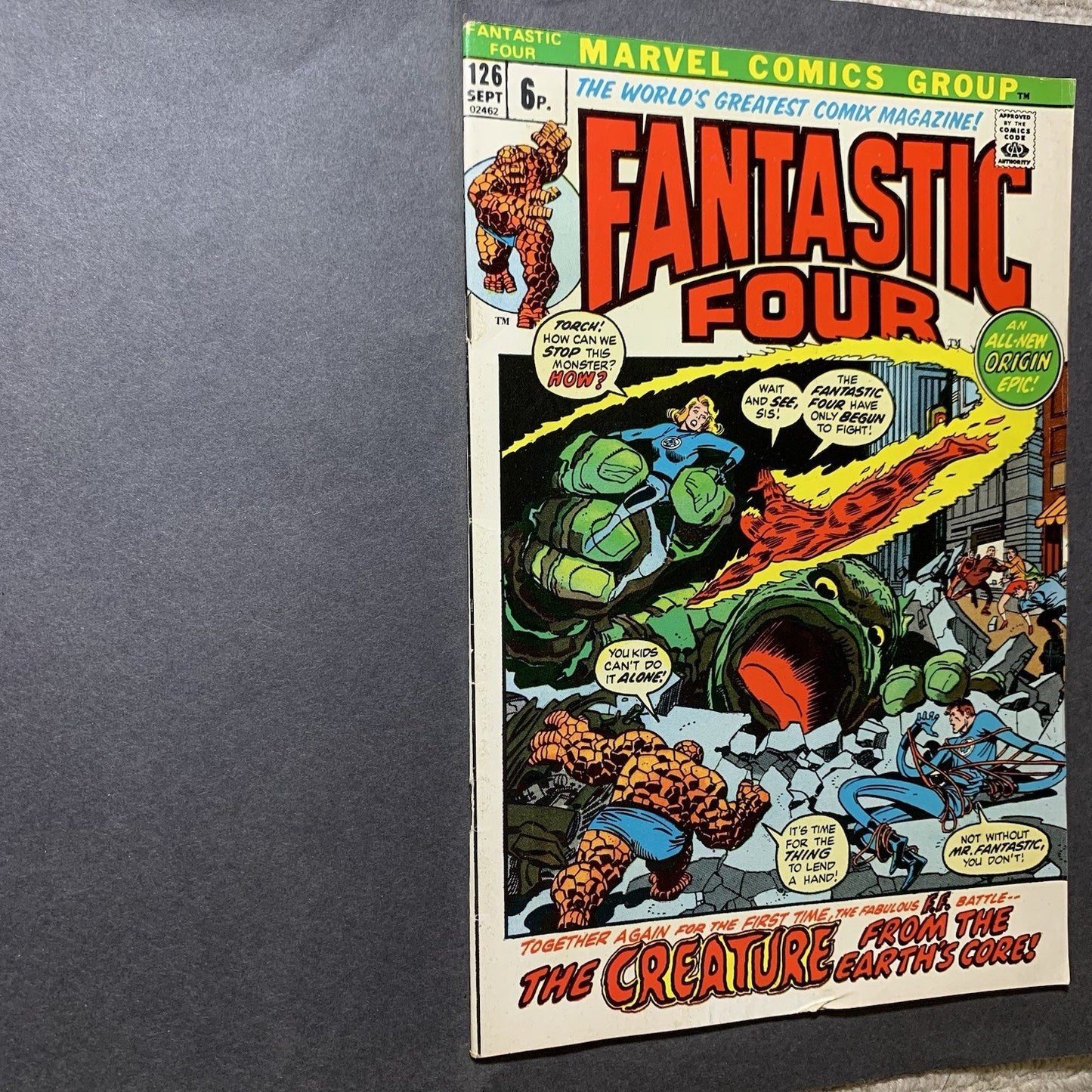 Fantastic four 126/ Bronze Age marvel comics 1972