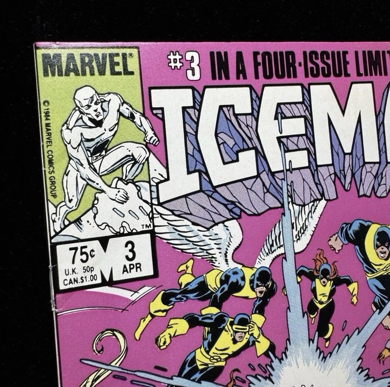 Iceman 3 - 1st Full Appearance Of Oblivion - Copper Age Marvel Comics 1985