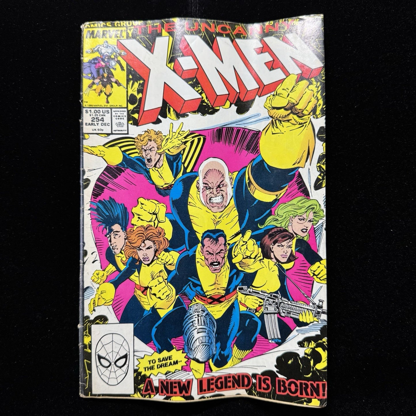 Uncanny X-Men 254 And 237 - Comic Bundle - Copper Age Marvel Comics 1988/89