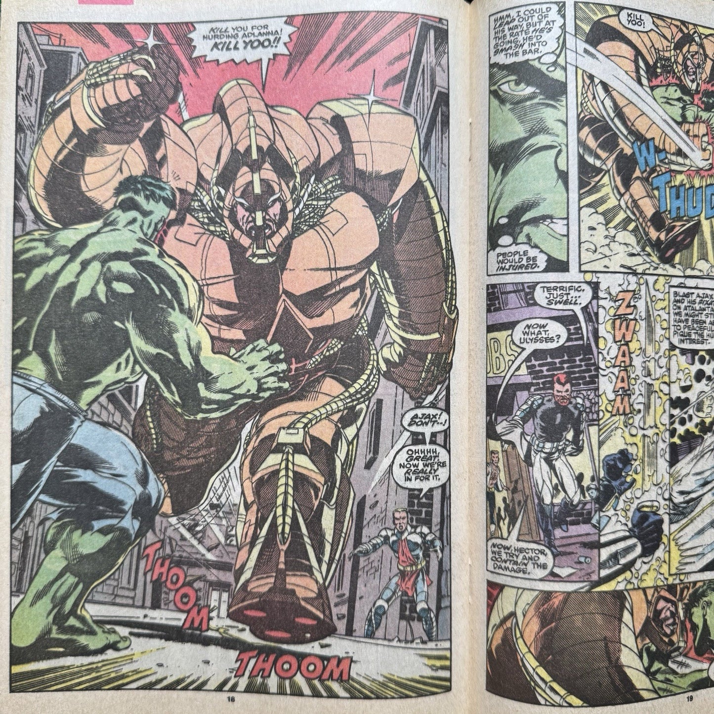 Hulk 379 - 1st App Of Delphi, Ajax, Achilles, Hector And Paris - Copper Age 1991