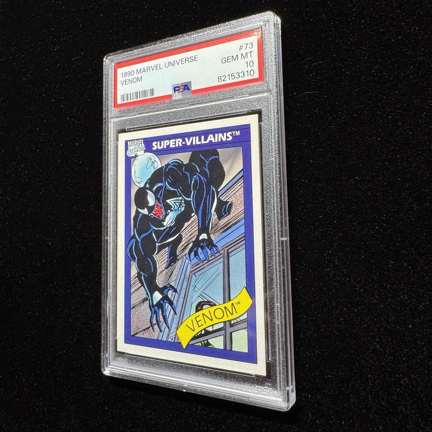 Venom #73 PSA 10 1990 Marvel Universe Impel Trading Card GEM MINT