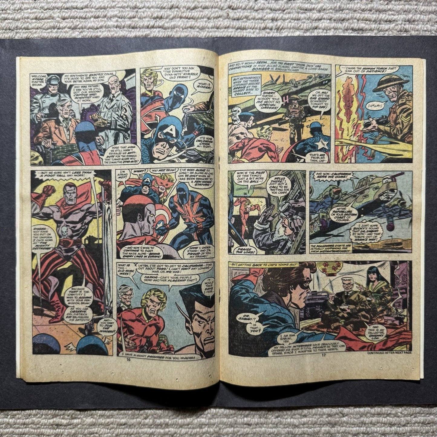 Invaders 26 - Bronze Age Marvel Comics 1978