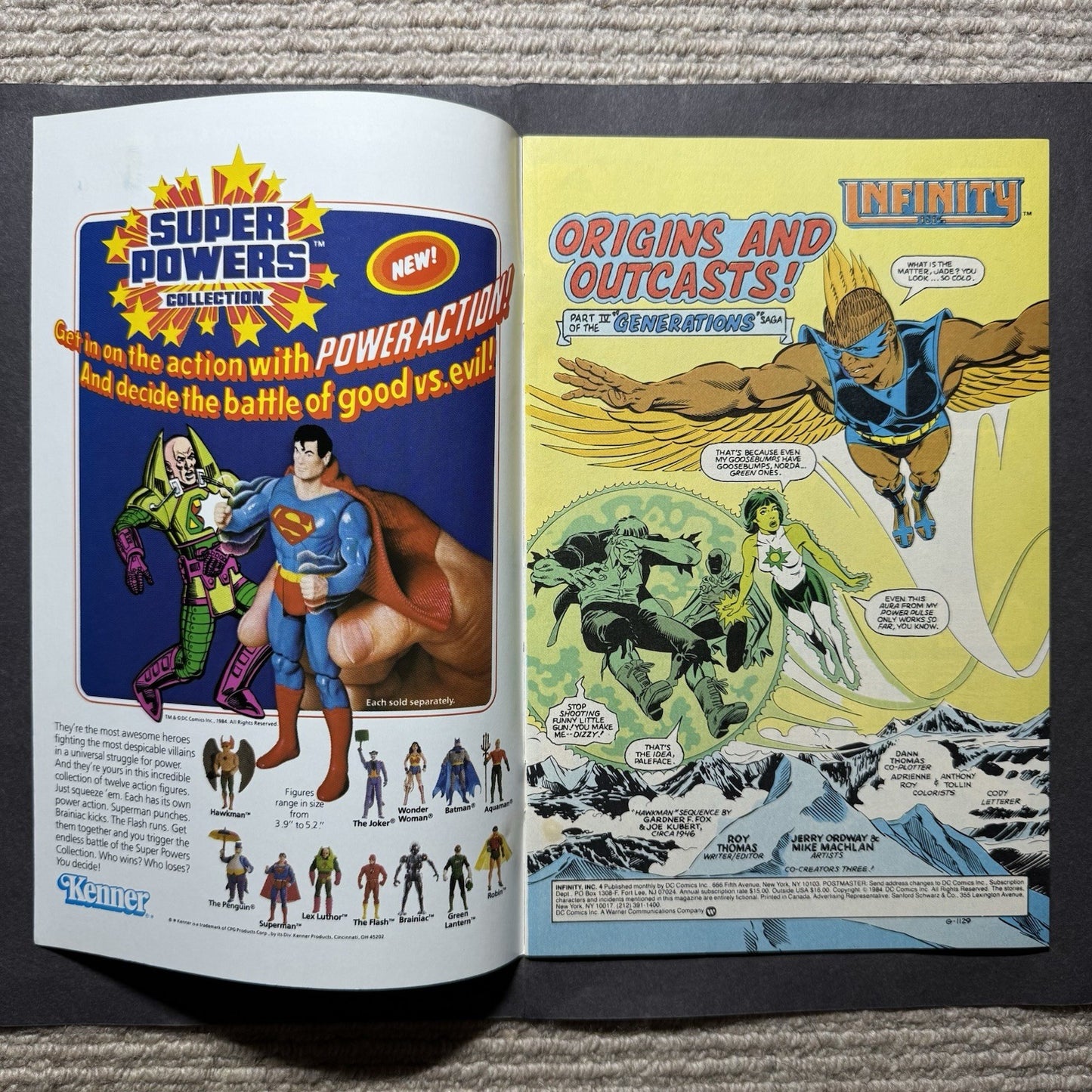Infinity Inc 4 - Copper Age Dc Comics 1984