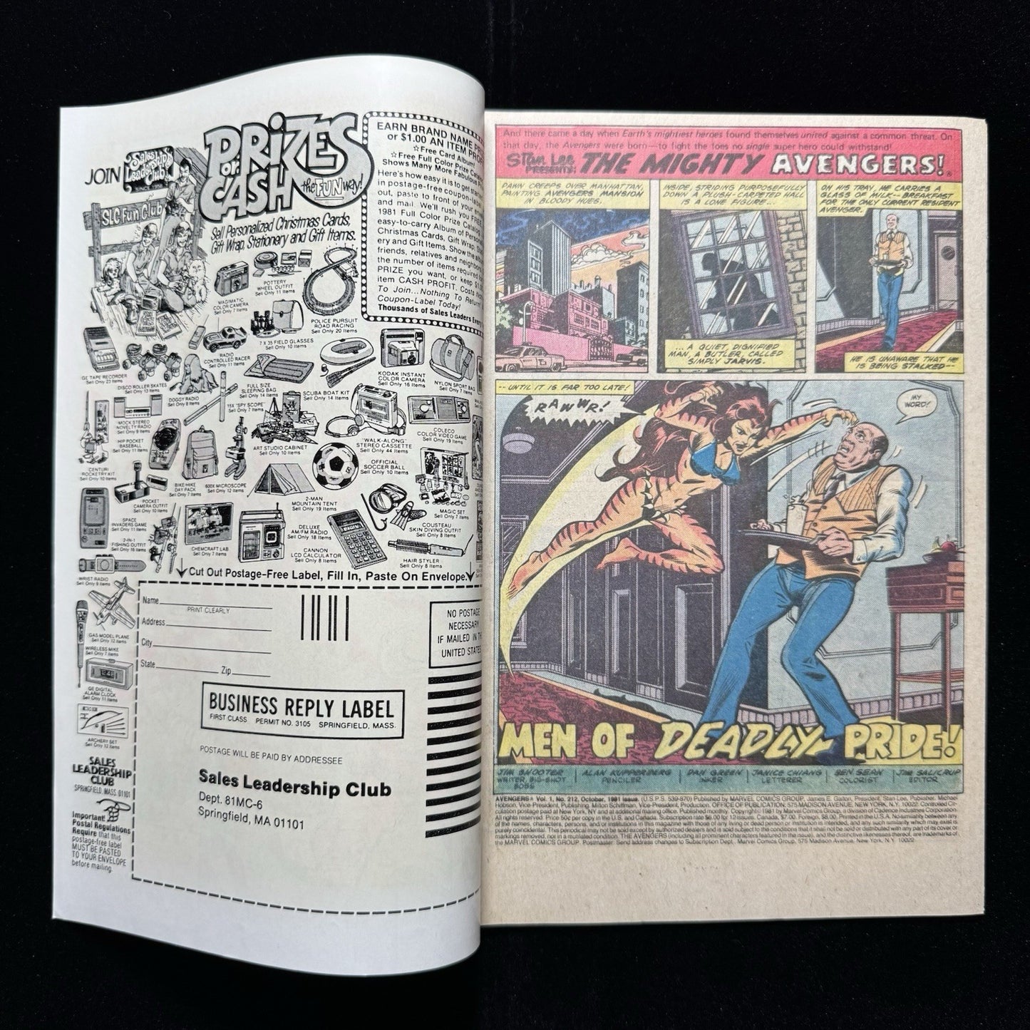 Avengers 212 - Bronze Age Marvel Comics 1981