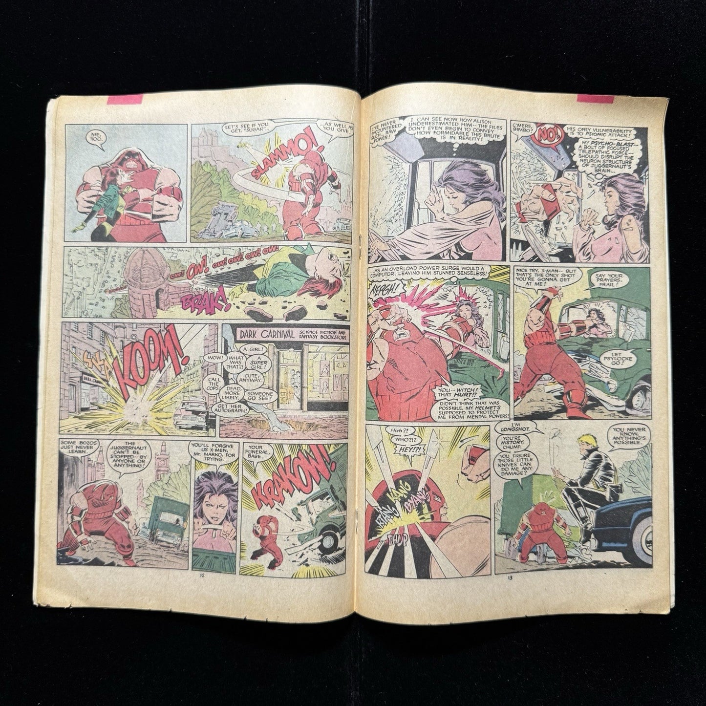 Uncanny X-Men 223 And 218 - Comic Bundle - Copper Age Marvel Comics 1987
