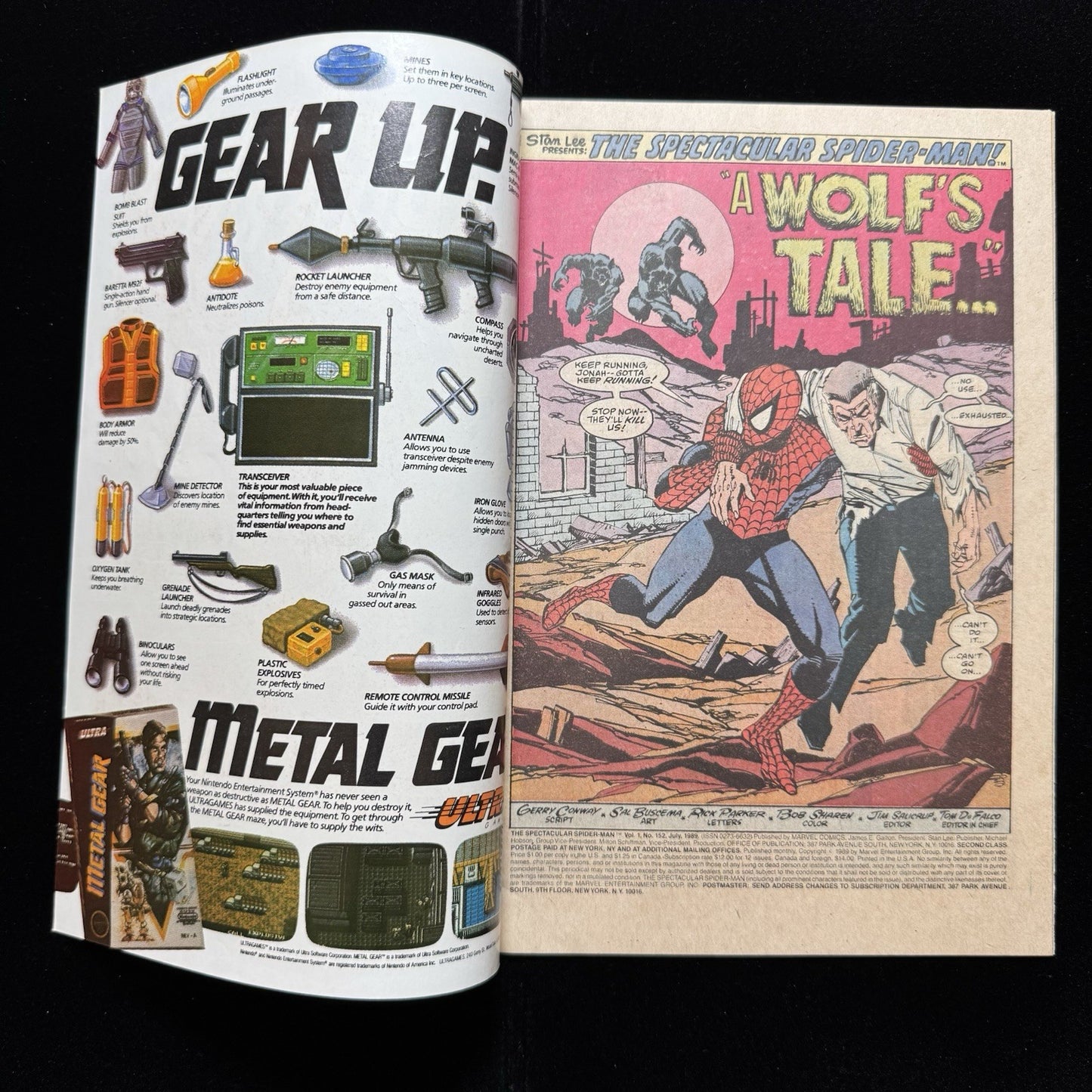 Spectacular Spider-Man 152 - Copper Age Marvel Comics 1989