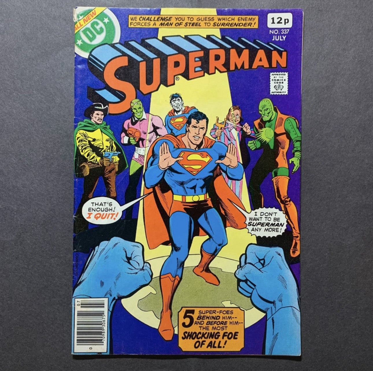 Superman 337 - Bronze Age Dc Comics 1979