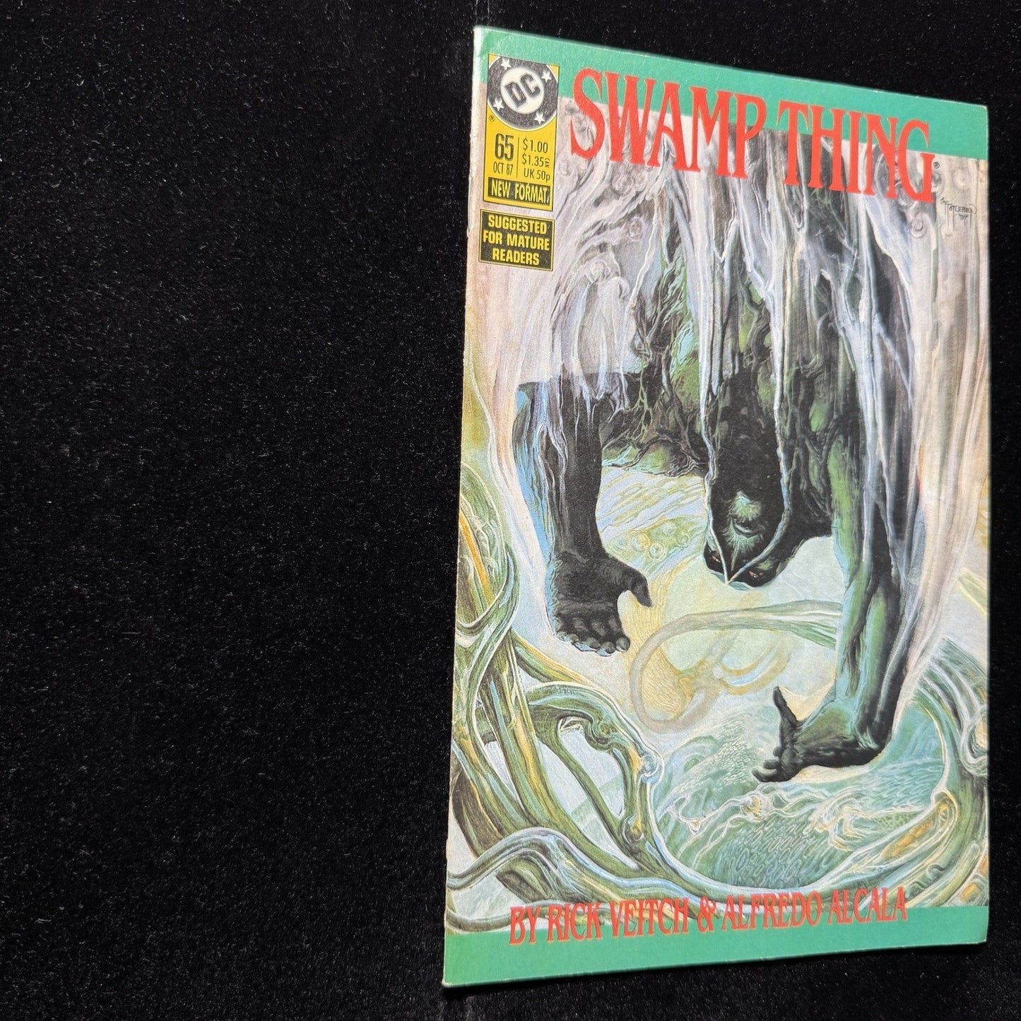 Saga Of the Swamp Thing 65 - 1st App Of Sprout - Copper Age Dc Comics 1987