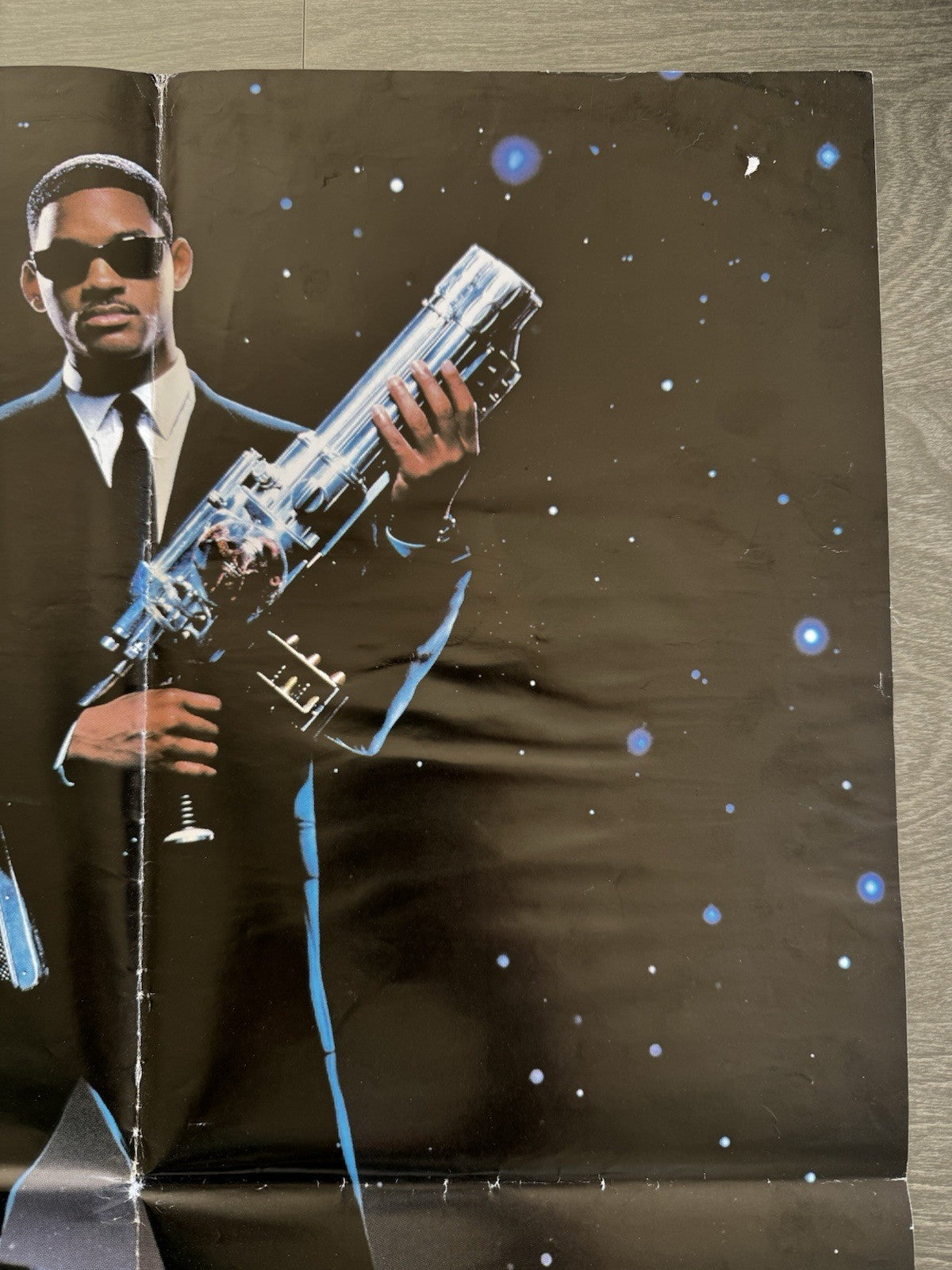 Men in Black 1997 - Original UK Quad Poster – Folded – Vintage Double Sided