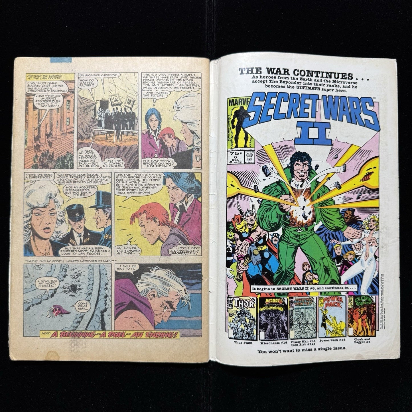 Uncanny X-Men 200 - Magneto Becomes Headmaster - Copper Age Marvel Comics 1985
