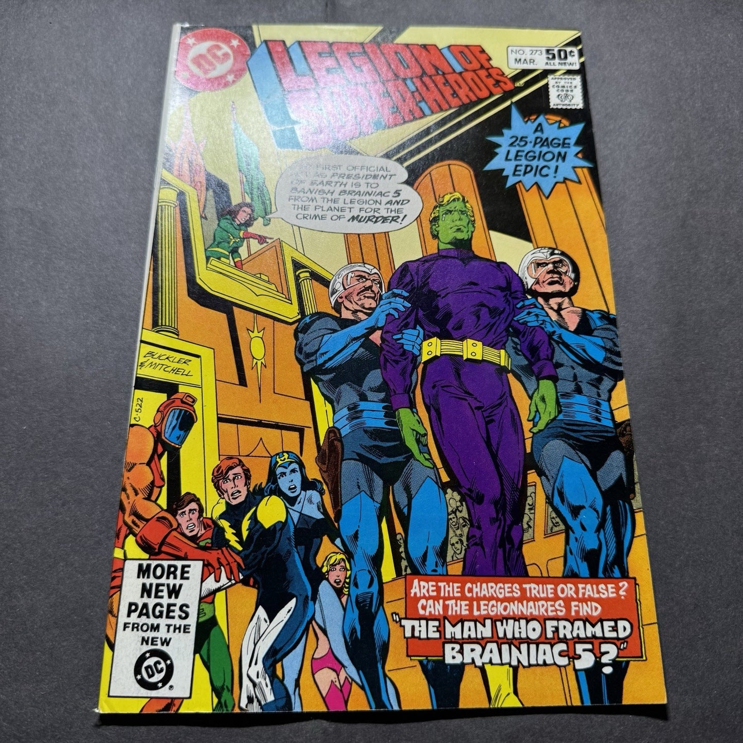 Legion Of Super-Heroes 273 - Bronze Age Dc Comics 1981