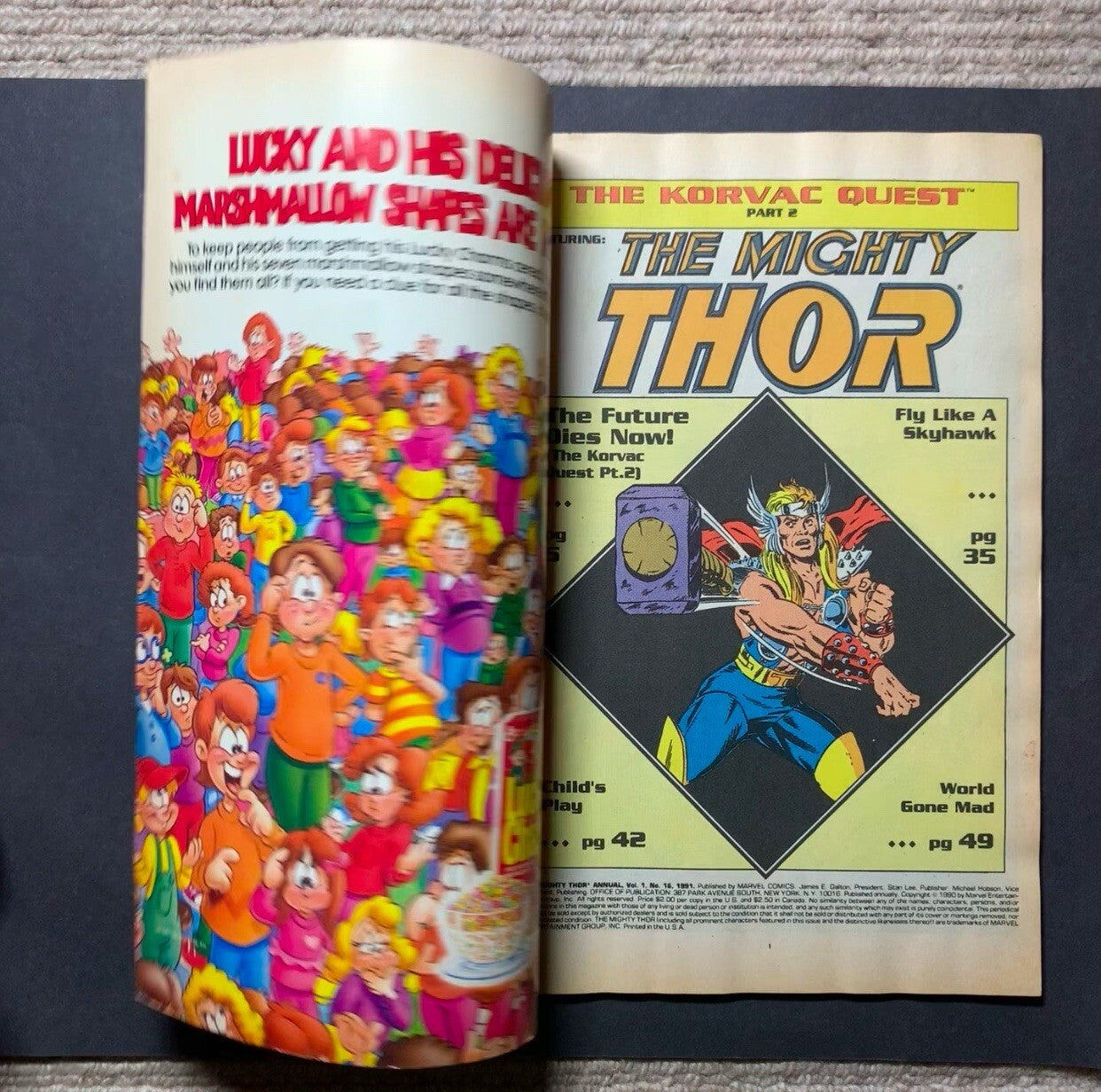Thor Annual 16/ Copper Age Marvel Comics 1991