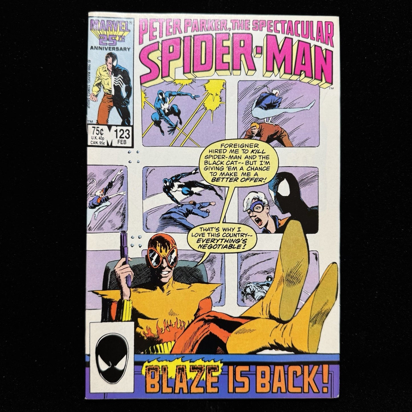 Spectacular Spider-Man 123 - Copper Age Marvel Comics 1987