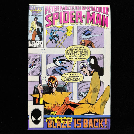 Spectacular Spider-Man 123 - Copper Age Marvel Comics 1987