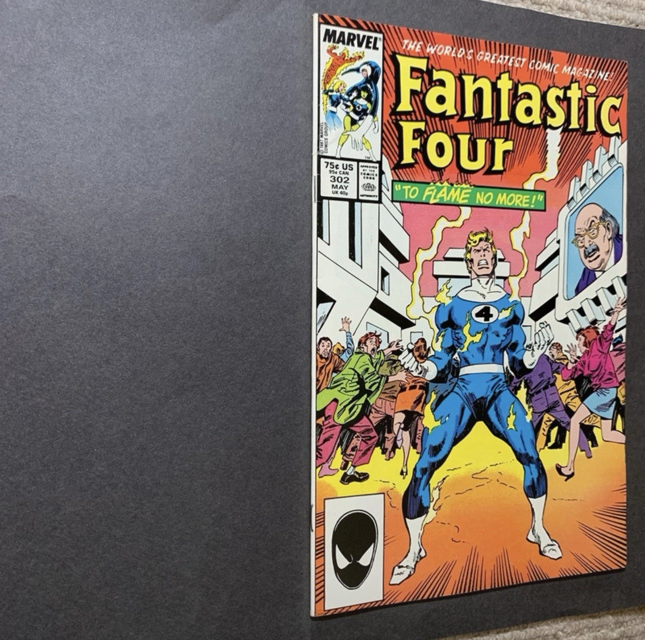 Fantastic Four 302 - Copper Age Marvel Comics 1987