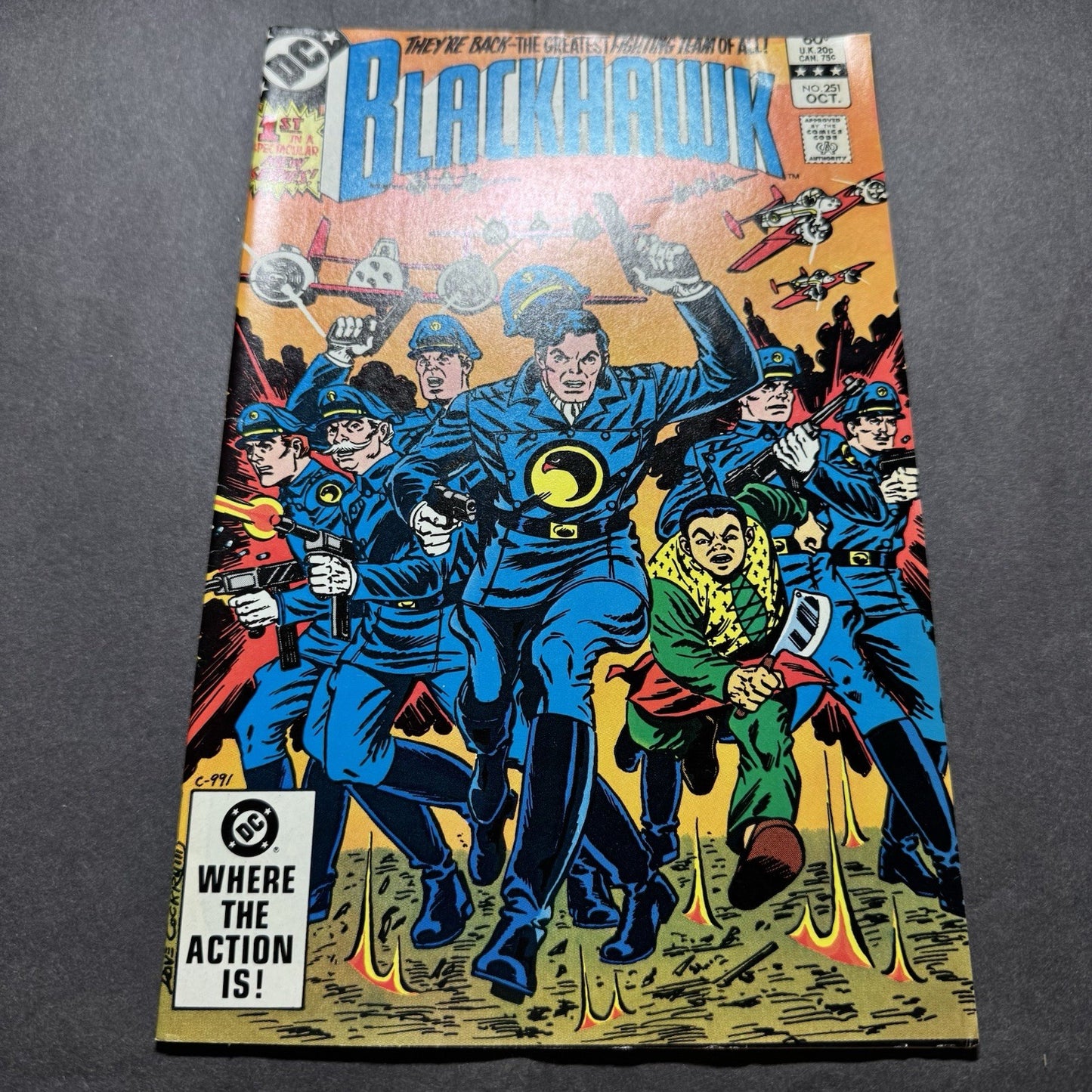 Blackhawk 251 - Bronze Age Dc Comics 1982