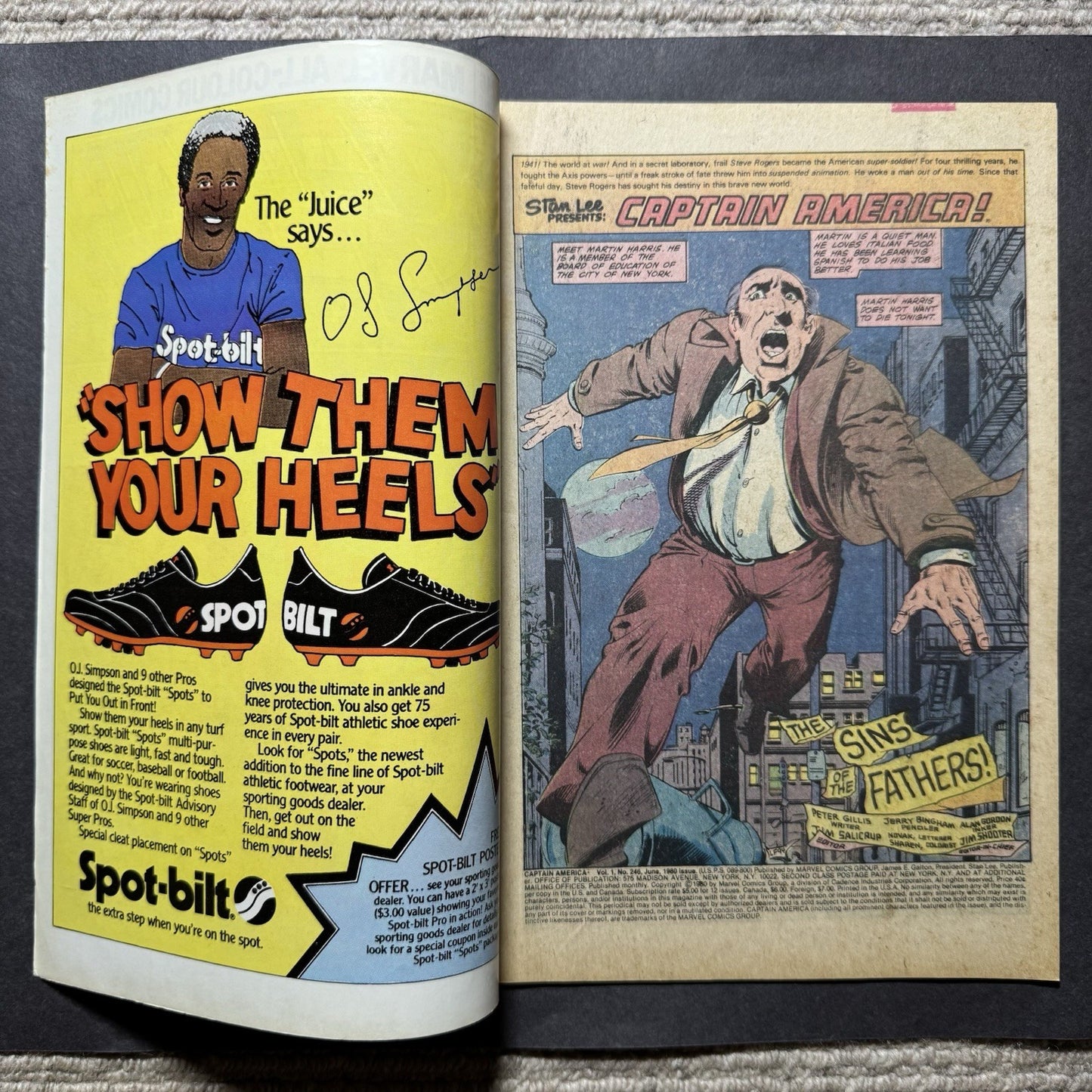 Captain America 246 - Bronze Age Marvel Comics 180