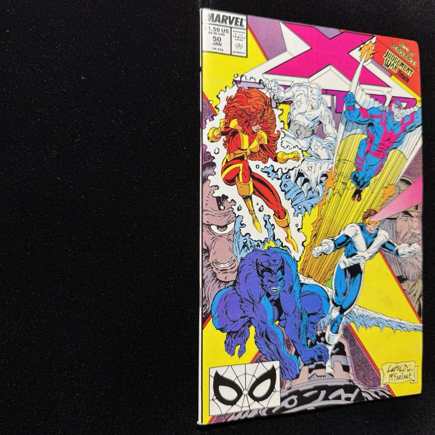 X-Factor 50 - McFarlane And Liefeld Cover Art - Copper Age Marvel Comics 1990