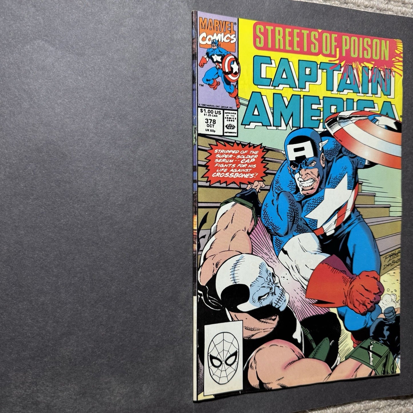 Captain America 378 - Copper Age Marvel Comics 1990